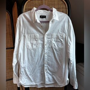 Madewell Cotton Button Down Popover Shirt